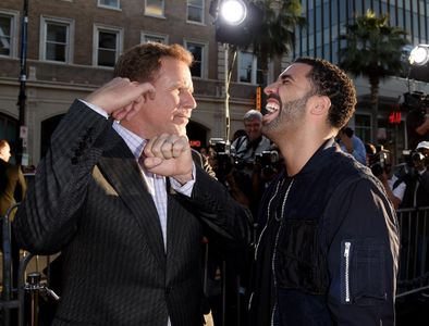 Will Ferrell and Drake at an event for Get Hard (2015)