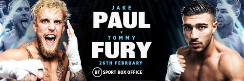 Tommy Fury and Jake Paul in BT Sport Fight Night Live: 8 Rounds Cruiserweight: Jake Paul vs. Tommy Fury (2023)