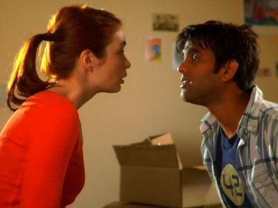 Felicia Day and Sandeep Parikh in The Guild (2007)