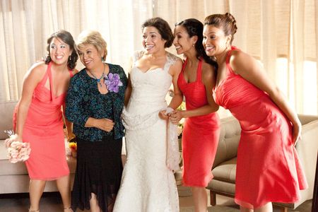 Lupe Ontiveros, America Ferrera, and Anjelah Johnson-Reyes in Our Family Wedding (2010)
