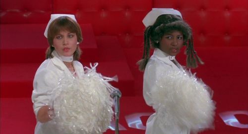 Sinitta and Claire Toeman in Shock Treatment (1981)