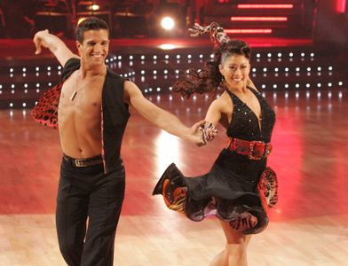 Kristi Yamaguchi and Mark Ballas in Dancing with the Stars (2005)