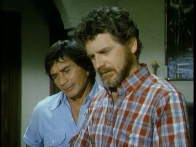 Robert Foxworth and Nick Ramus in Falcon Crest (1981)