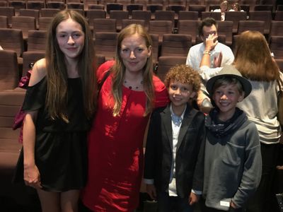 Isaak Bailey with Sarah Polley, Christine Banquier and Jacob Soley at TIFF LightBox Screening for Alias Grace.
