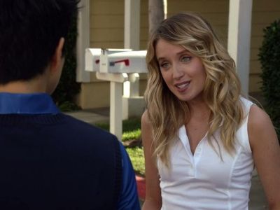 Megan Park and Tim Jo in The Neighbors (2012)