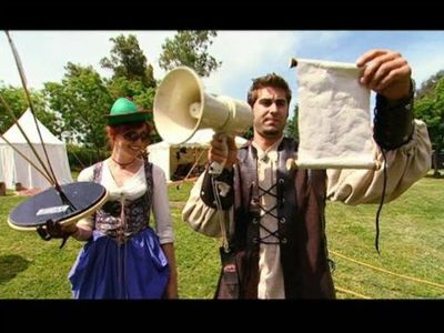Tory Belleci and Kari Byron in MythBusters (2003)