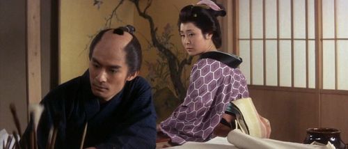 Takao Itô and Mikiko Tsubouchi in Zatoichi Challenged (1967)