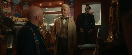 Michael Sheen, David Tennant, and Rich Keeble in Good Omens (2019)