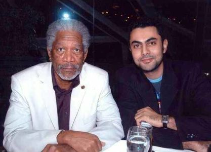 Morgan Freeman and Mohamed Karim