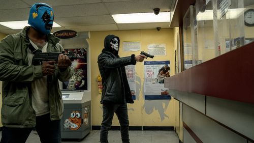 Ben Barnes and Charles Brice in The Punisher (2017)