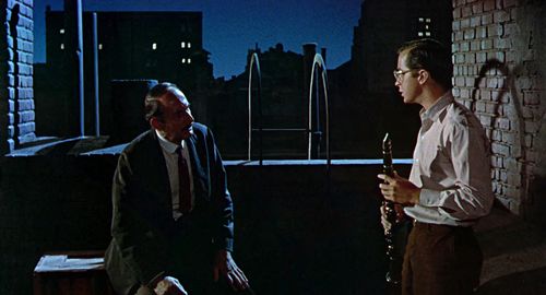 Robert F. Simon and Barry Truex in The Benny Goodman Story (1956)