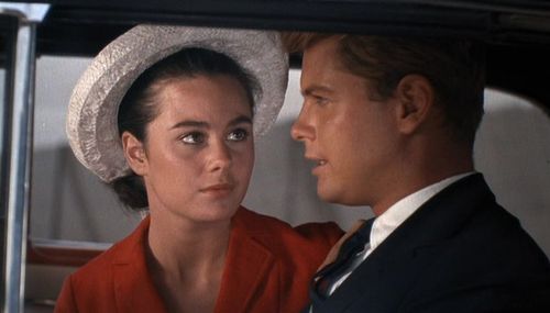 Troy Donahue and Sharon Hugueny in Parrish (1961)