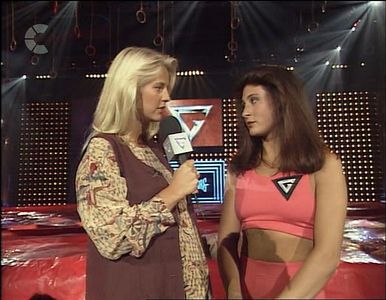 Ulrika Jonsson and Rachel Culwick in Gladiators (1992)
