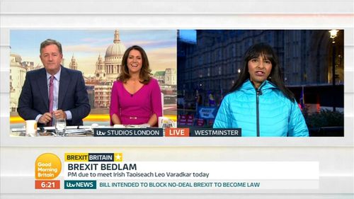 Piers Morgan, Susanna Reid, and Ranvir Singh in Good Morning Britain: Episode dated 9 September 2019 (2019)