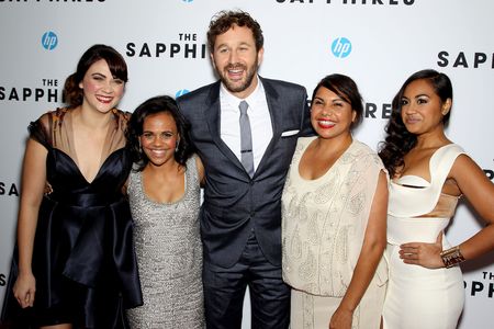 Deborah Mailman, Chris O'Dowd, Jessica Mauboy, Miranda Tapsell, and Shari Sebbens at an event for The Sapphires (2012)