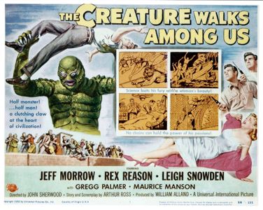 Jeff Morrow, Rex Reason, and Leigh Snowden in The Creature Walks Among Us (1956)