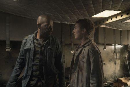 Ethan Suess and Lennie James Fear The Walking Dead Episode 501