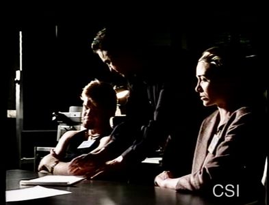 CSI Scott Caudill as “Paul Arlington” with William Peterson