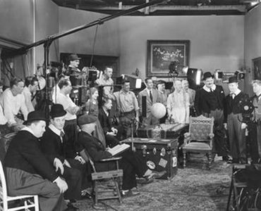 Oliver Hardy, Alfred J. Goulding, Ham Kinsey, Stan Laurel, Art Lloyd, Charles Phillips, Charles Crane, and Jim Hollywood
