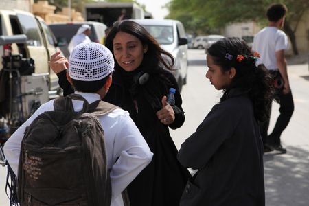 Haifaa Al-Mansour, Waad Mohammed, and Abdullrahman Al Gohani in Wadjda (2012)