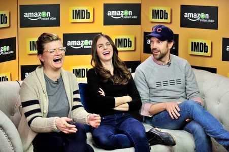 Jason Sudeikis, Alison Brie, and Leslye Headland at an event for The IMDb Studio at Sundance (2015)