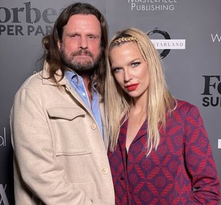 Marni Lustig with David Wish at the Forbes Super Party, 2022