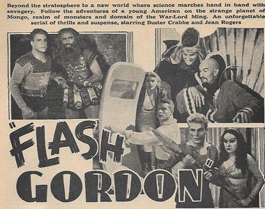 Buster Crabbe, Priscilla Lawson, Charles Middleton, James Pierce, Jean Rogers, and Frank Shannon in Flash Gordon (1936)