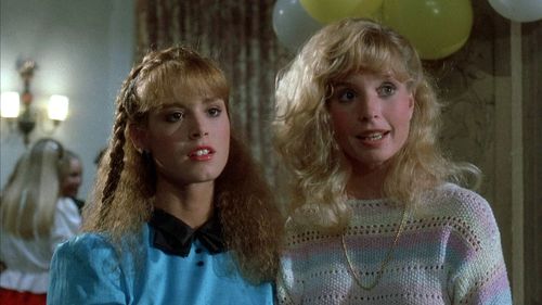 Kari Lizer and Betsy Russell in Private School (1983)