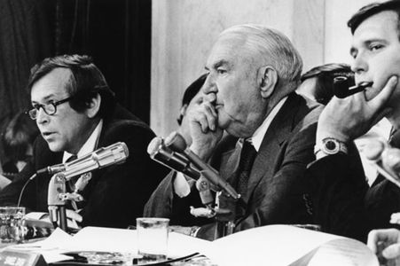 Howard Baker and Sam Ervin in The Senate Watergate Hearings (1973)