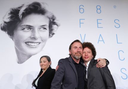 Tim Roth, Robin Bartlett, and Michel Franco at an event for Chronic (2015)