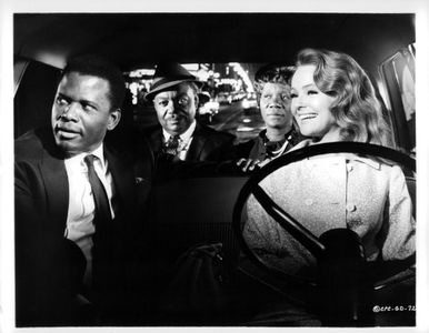 Sidney Poitier, Roy Glenn, Katharine Houghton, and Beah Richards in Guess Who's Coming to Dinner (1967)