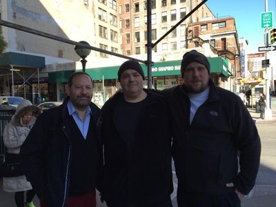 Josh Braun, Shawn Rech and Matt Burke in New York City.