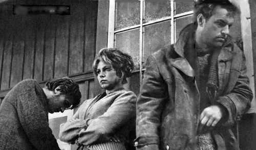 Regimantas Adomaitis, Juozas Budraitis, and Regina Paliukaityte in Feelings (1968)