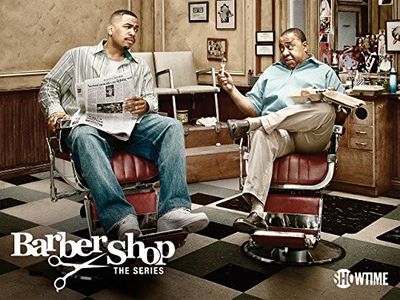 Omar Gooding and Barry Shabaka Henley in Barbershop (2005)