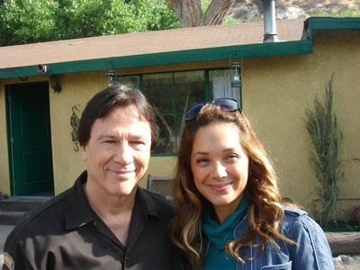 with Richard Hatch for 'Alien Hunger'