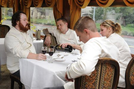 Michael Voltaggio, Bryan Voltaggio, Jennifer Carroll, and Kevin Gillespie in Top Chef (2006)