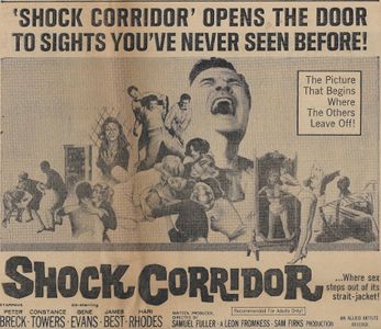 Peter Breck, Rachel Romen, Marlene Manners, Barbara Perry, and Constance Towers in Shock Corridor (1963)