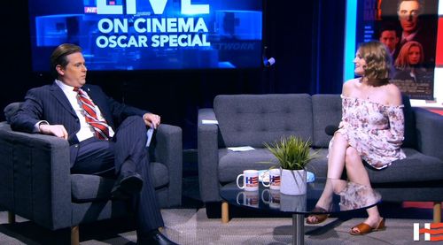 Jessica Ruth Bell and Tim Heidecker in the 8th Annual On Cinema Oscars Special