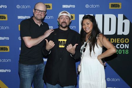 Kevin Smith, Brian Volk-Weiss, and Sheila Volk-Weiss at an event for IMDb at San Diego Comic-Con: IMDb at San Diego Comi