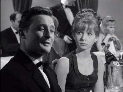 Jane Asher and Donald Pickering in The Saint (1962)