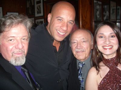 Vin Diesel, T.J. Mancini, Lidia Mancini, and Charlie Mancini