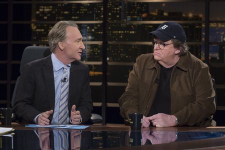 Bill Maher and Michael Moore in Real Time with Bill Maher (2003)