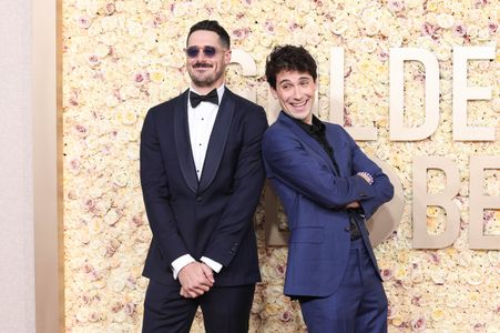 Julian Shapiro and Marcus Mumford at an event for 81st Golden Globe Awards (2024)