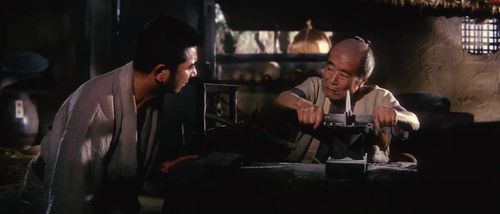 Bokuzen Hidari and Shintarô Katsu in Zatoichi's Flashing Sword (1964)