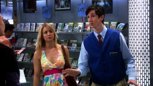Kaley Cuoco and Chuck Carter in The Big Bang Theory (2007)