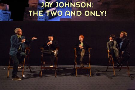 JAY JOHNSON: THE TWO AND ONLY! Premiere at the Egyptian Theater in Hollywood. L to R Q & A Moderator Christopher Lockhar