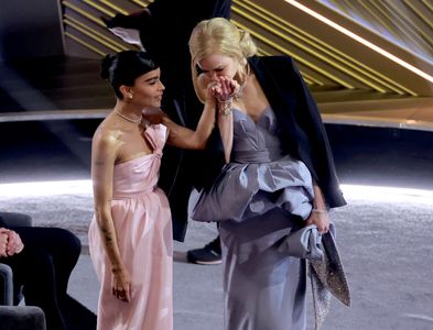 Nicole Kidman and Zoë Kravitz at an event for The Oscars (2022)