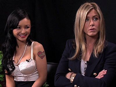 Jennifer Aniston and Tila Tequila in Between Two Ferns with Zach Galifianakis (2008)