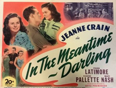 Jeanne Crain, Frank Latimore, Mary Nash, Eugene Pallette, and Gale Robbins in In the Meantime, Darling (1944)