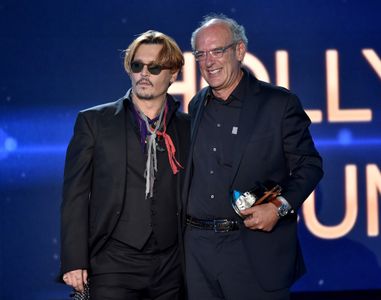 Johnny Depp and Shep Gordon at an event for Hollywood Film Awards (2014)